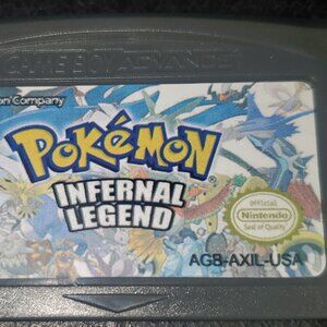 Pokemon Infernal Legends GBA ROM Hack Game Custom Gameboy Advance